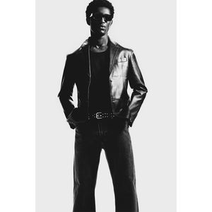 กางเกงยีนส์วินเทจทรงขาบานสำหรับผู้ชายไซส์ใหญ่ ขายส่ง ผ้าเดนิมฟอก สไตล์ลำลอง ทรงตรง หลวม สตรีทแวร์ รับทำโลโก้ตามสั่ง OEM - Product Image 4