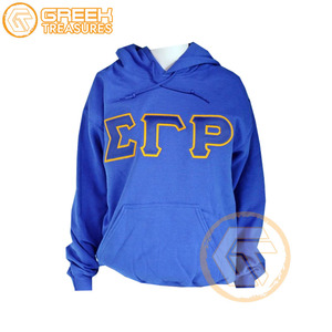 Sudadera con capucha bordada de lana de algodón Sigma Gamma Rho personalizada, suéter de alta calidad de la Hermandad, ropa griega, sudaderas con capucha para mujer - Product Image 4