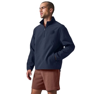 Personalized Design Wholesale Winter Wear Men Half Zipper Hoodies Streetwear Comfortable Stylish Fleece <b>Waterproof</b> Windproof - Product Image 3