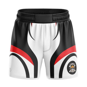 Shorts de boxe pour hommes, séchage rapide, haute élasticité, shorts d'entraînement de Muay Thai, tissu doux avec design à fente haute, par RASHEED MFG CO - Product Image 1