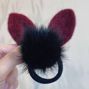 Jolies élastiques à cheveux en forme d'oreilles de lapin, chouchous, élastiques à cheveux en forme de nœud, cordes à cheveux, bandeaux, porte-queue de cheval - Product Image 5