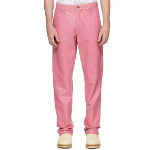 Servicios OEM, Pantalones de Cuero de Último Diseño, Pantalones de Cuero de Diseño Personalizado de Alta Calidad a Bajo Precio - Product Image 3