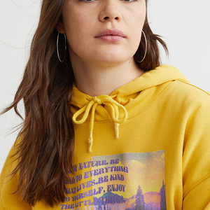 Venta al por mayor barato nuevo último llano en blanco mujeres Pull Over Hoodie logotipo personalizado de gran tamaño mujeres sudaderas con capucha - Product Image 5