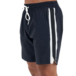 Shorts de sport pour hommes 2025 de haute qualité, taille mi-haute, design personnalisé, en polyester/coton, séchage rapide, anti-plis, respirant - Product Image 5