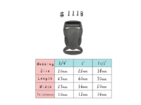 Boucles de ceinture réglables en plastique POM à dégagement rapide de 20 mm, 25 mm, 38 mm pour sacs à dos, avec logo personnalisé pour sangles
