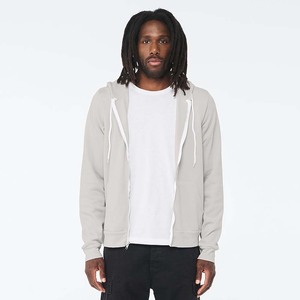 Sweat-shirt Bella Canvas à impression personnalisée, polaire, manches longues, fermeture éclair, capuche - Product Image 4
