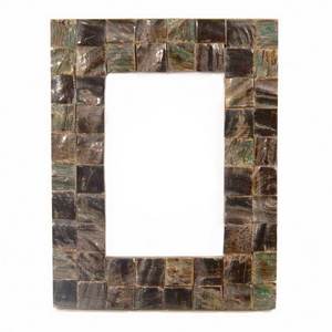 Cadre photo rectangulaire en bois au design tendance, avec logo personnalisé, bordure en bois coloré, écologique pour - Product Image 6