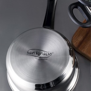 Set di pentole Toledo da 5 pezzi adatto per induzione + contenitore in vetro borosilicato ermetico Bergner NATURALLY da 650 ml - Product Image 4