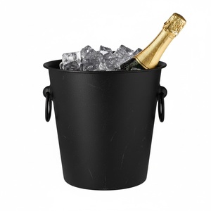 Hielera para Champán de Diseño Elegante, Enfriador de Vino de Metal de Latón Antiguo para el Hogar y Bar, Enfriador de Cerveza para Fiestas - Product Image 3