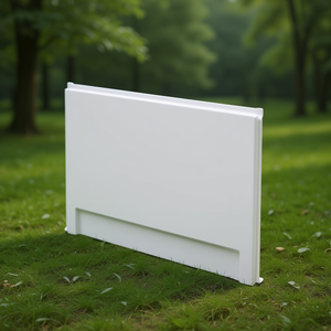 Pannello Laterale Rettangolare per Vasca da Bagno Koricini Elsa - Mobile da Bagno in Acrilico Bianco - Product Image 3