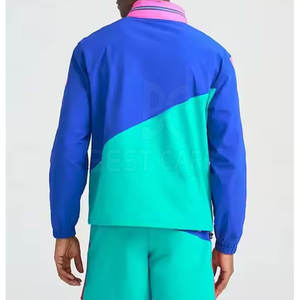 Ensemble short coupe-vent pour homme Mouvement confortable et performance légère 100% coton respirant motif solide pour l'hiver - Product Image 4