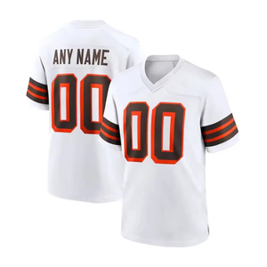 Maillot de football américain pour adulte, uniforme d'entraînement, impression numérique, respirant, été, évacuation de l'humidité, personnalisable, nom de l'équipe - Product Image 2