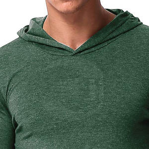 Custom Designed Men's Gym Hoodie Lightweight Pulsator Style with Solid Print Pattern XL Winter Hooded Collar Plain Dyed Technics - Product Image 5