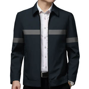Chaqueta de uniforme profesional para hombre, diseño personalizable, entrega rápida, chaqueta acolchada corporativa para hombre con manga completa a la moda - Product Image 6