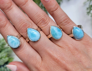 แหวนเงินสเตอริงทำด้วยมือ7X14mm ทรงมาร์ควอตซ์คริสตัลพลอยโรเดียมตั้งค่าแบบง่ามสำหรับงานเลี้ยงครบรอบของขวัญวัน - Product Image 5