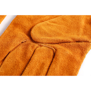 Gants de travail 100% gants de soudage en cuir longs en cuir de vachette 100% gants de sécurité en cuir Protection du travail soudage industriel - Product Image 6