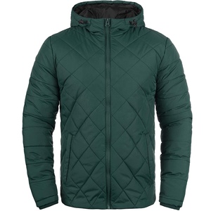 Chaqueta Acolchada Gruesa de Invierno Impermeable y Cálida para Hombre con Bolsillos Delanteros, Logotipo Personalizado OEM Impreso, Alta Calidad - Product Image 1