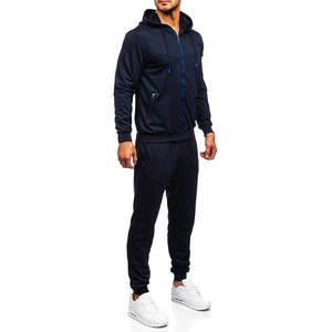 Ensemble de survêtement unisexe de haute qualité, 2 pièces, sweat-shirt à capuche et pantalon de jogging, vêtements de sport personnalisés pour hommes, survêtement grande taille - Product Image 3