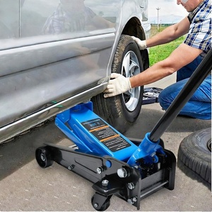 Cric de sol hydraulique robuste en acier allié de 3 tonnes à <span class=keywords><strong>profil</strong></span> bas pour véhicules tout-terrain, haute stabilité, pour ateliers de réparation automobile - Product Image 2