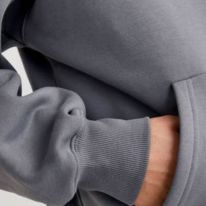 Su propio diseño Marca Logo Imagen Personalizada Hombres y personalizada Nueva llegada Hombres Manga larga 100% Algodón Drop Shoulder Hoodies - Product Image 5