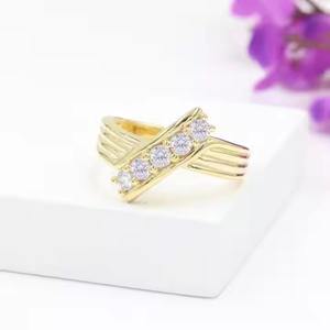 Boho Hippie 14K oro amarillo 1CT redondo laboratorio cultivado diamante anillo boda compromiso fiesta regalo para hombres - Product Image 1
