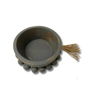 Vela de cuenco de madera con cuentas redondas de Acacia al por mayor, portavelas hecho a mano, decoración de Pascua de Vietnam - Product Image 5