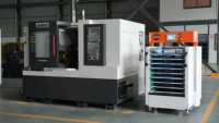 Centre d'usinage CNC à double broche avec broche secondaire principale à haute concentricité pour pièces automobiles de précision et pièces inversées