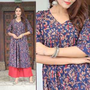 Ropa de verano de calidad superior Impreso Kurti Set Ropa de mujer Vestido de noche Ropa informal formal Kurti para mujer - Product Image 2