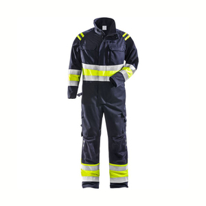Uniformes OEM de alta calidad 2024 para hombre, ropa de trabajo de construcción, ropa de trabajo impermeable de nailon y poliéster de alta visibilidad para verano - Product Image 2