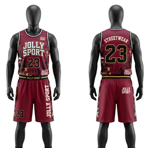 Premium 280 GSM Breathable Mesh Basketball Jersey Shorts Custom Tackle Twill Design jersey short <b>set</b> for men's - Product Image 3
