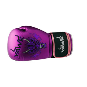 Fabrication sur mesure de gants de boxe gris à lacets en cuir de vache, gants de boxe de compétition personnalisés pour adultes - Product Image 5