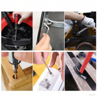 GLGW Boîte à Outils d'Électricien 37 Pièces avec Kit d'Entretien Domiciliaire et Pince à Bec Aiguille