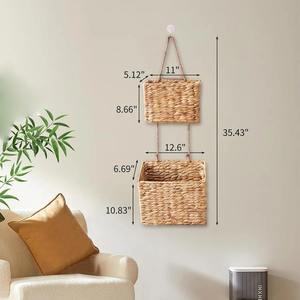 Cesta de Mimbre Tejida a Mano, Cesta de Almacenamiento, Venta al por Mayor, Ecológica, Hecha en Vietnam - Product Image 2