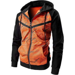 Sudadera con Capucha de Forro Polar para Hombre, 100% Algodón, Secado Rápido, Transpirable, Ecológica, Resistente al Viento, Informal, Deportiva, Subida por Dress Sports - Product Image 1