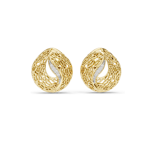 Pendientes de Diamantes de Laboratorio de 0.06 CT para Mujer, Claridad VVS-VS EF, Oro de 18KT, 14KT, 10KT y Plata 925, Oro Rosa, Amarillo, Blanco - Product Image 3