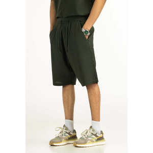 Pantalones Cortos Deportivos de Corte Regular, Talla XXS, Algodón y Poliéster, Patrón Deportivo, Logos Bordados, Cierre Elástico en la Cintura, MN-WCOD-SS26-001B - Product Image 2