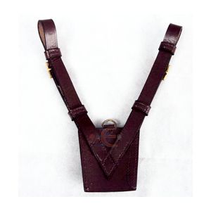 Étui de ceinture en cuir pour épée, modèle Sam Browne, design élégant et luxueux, couleur personnalisable - Product Image 5