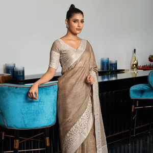 Astita Designer Linen Looms Vol. 2 Sarees de algodón al por mayor en Delhi Ropa india y pakistaní - Product Image 1