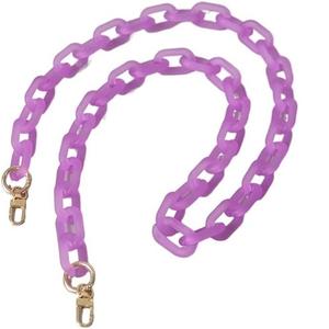 Collar llamativo de resina verde lima y madera, mayorista 2021, cadena gruesa de alta calidad para mujer, accesorios de joyería - Product Image 1