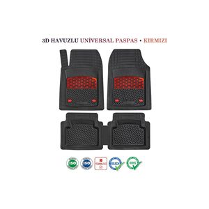 Universal <b>Car</b> <b>Mat</b> Cuttable 3D Pool Sapphire Series Chrome Red - Product Image 2