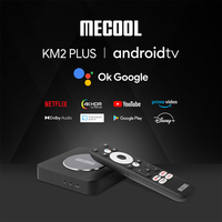 Boîtier TV Android 11 Mecool KM2 PLUS certifié Google TV, Amlogic S905Y4, Wifi 5G, télécommande Bluetooth, 2 Go de RAM, 16 Go de ROM, 4K