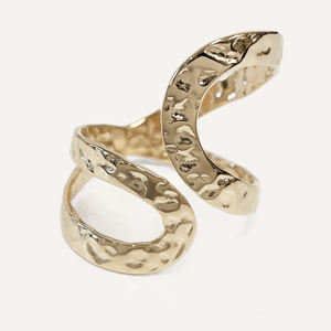 Anillo Dorado YXQ R73 de Acero Inoxidable, Elegante y Duradero, Talla Ajustable, Diseño Único - Product Image 2