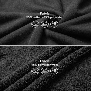 Sudadera con capucha extragrande hecha a medida para hombre con efecto Sun-Fade y diseño bordado de angustia - Product Image 6