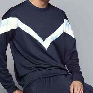 เสื้อสเวตเตอร์ขนแกะคอตตอนสำหรับผู้ชาย, เสื้อสเวตเตอร์ผ้าคอตตอน100% ไซส์ใหญ่สำหรับฤดูหนาว - Product Image 4