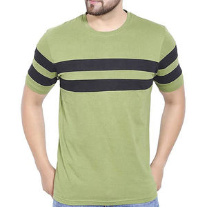 Camiseta de Hombre 100% Algodón, con Logotipo Personalizado Serigrafiado, Cuello Redondo, Diseño Sólido, Anti-Pilling, Estilo Formal - Product Image 4