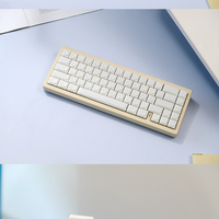 White Jade Building Block Keycaps Retro Simple PBT Keycap Low Profile Keycaps 115 Keys for Mx Switch Mechanical Keyboard