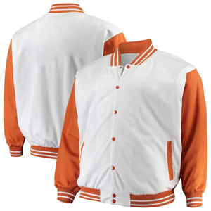 Nouvelle veste universitaire d'hiver de meilleure fabrication avec manches en cuir de qualité supérieure Offre Spéciale design solide vêtements pour hommes - Product Image 1