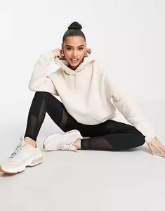 Sudadera con capucha lisa de calidad Premium para mujer, Sudadera con capucha de gran tamaño con bolsillo de canguro para mujer, Sudadera con capucha de algodón/polar 100% para hombres y mujeres - Product Image 3