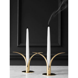 Soporte de vela de color dorado de diseño fabuloso portavelas de metal de Calidad exclusiva al precio más barato por proveedores indios - Product Image 4