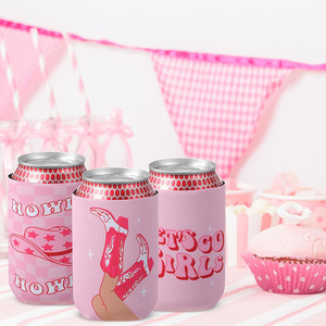 Custom Neoprene Sublimation Collapsible Can Cooler Sleeves 12 Ounce Standard Cooler Bags Holders - Product Image 4